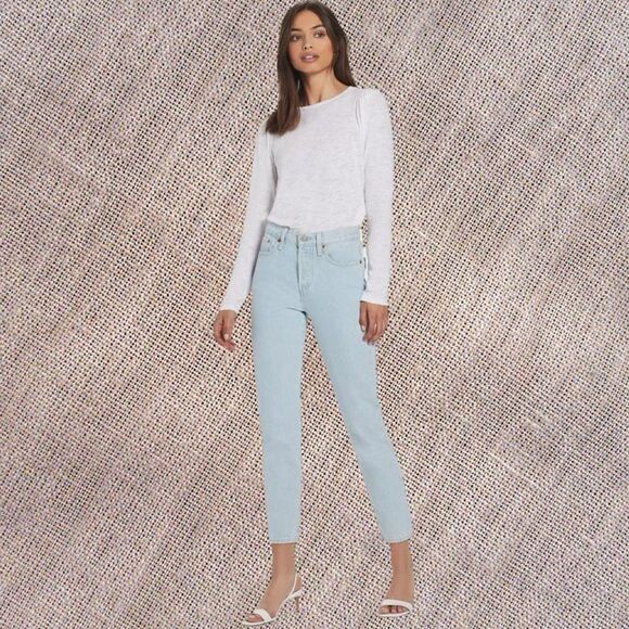 Goldie Long Sleeve Puff Shoulder Tee - Picture 6 of 7